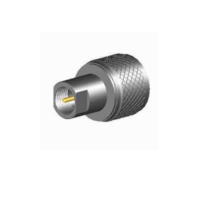 Metalen coaxiale connector met gekartelde grip