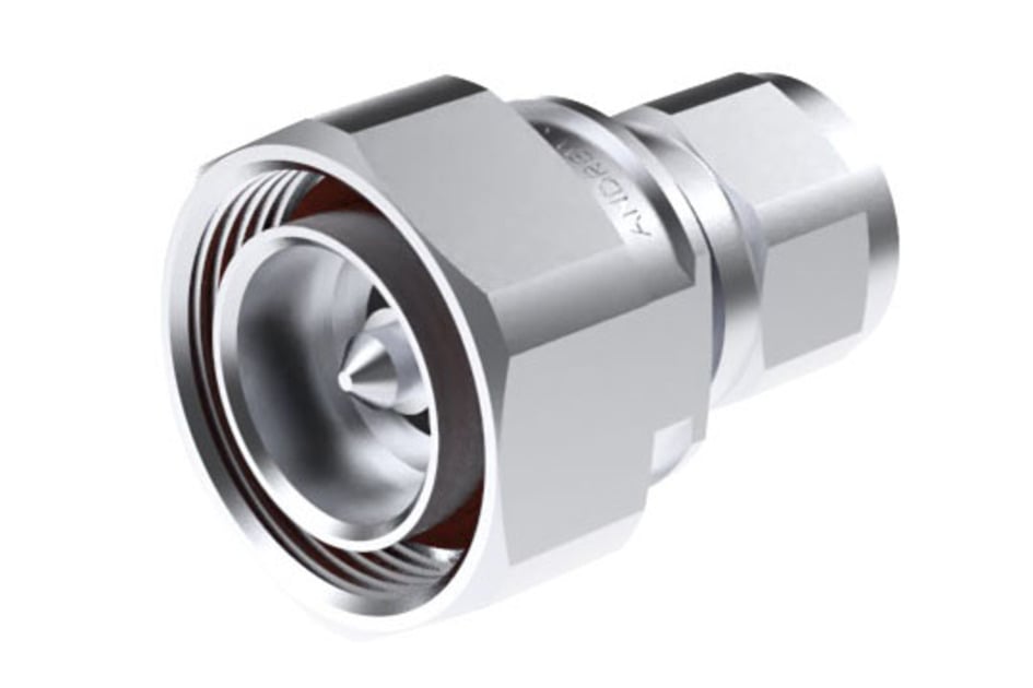 Metalen connector met zeskantmoer en binnendraad