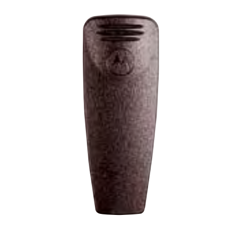 Microphone radio au design noir.