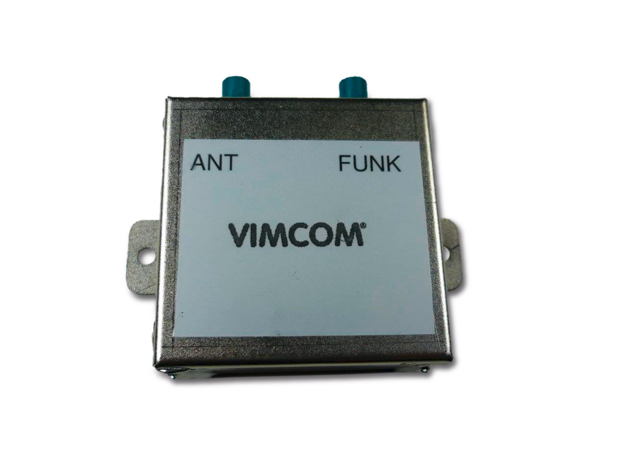 Récepteur radio compact avec connexions ANT et FUNK, marque VIMCOM.