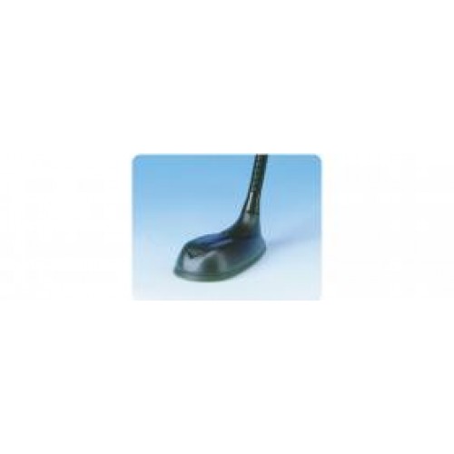 7000-00528500_pro_01.jpg Zwarte dakantenne op blauwe achtergrond.