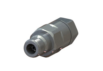 7000_00753394_RFS_01.jpg Industriële metalen connector met zeshoekige vorm en schroefdraad.