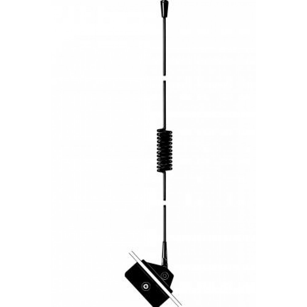 7000-00523200_pro_01.jpg Zwarte CB-radio-antenne met spoel en magnetische basis.