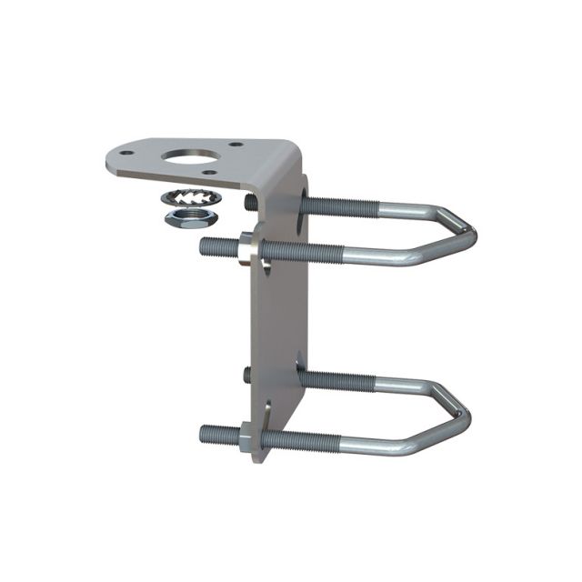 Support en métal avec vis et rondelles