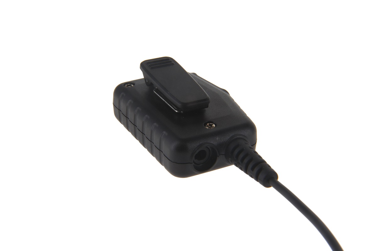 Black cable switch with clip and connector cable