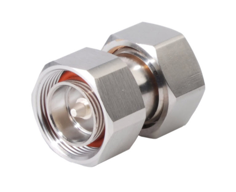 Metal connector with hexagonal nut
