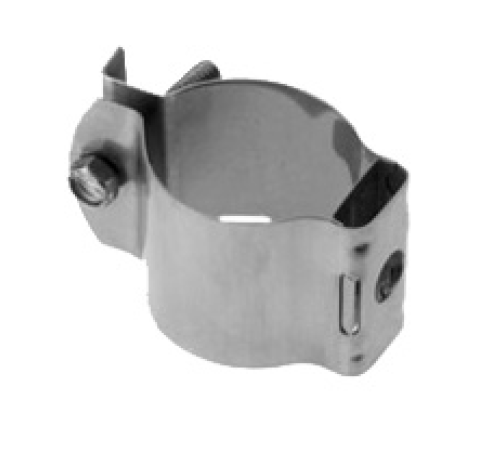 Metalen buisklem met schroef, cilindrische vorm, industrieel gebruik
