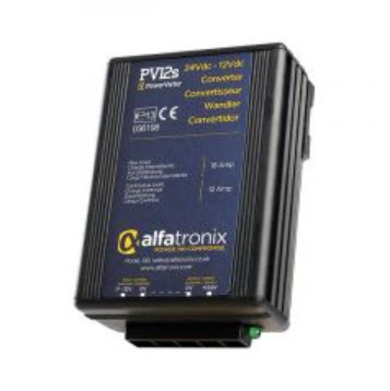 7000-00750896_vim_01.jpg Spanningsomzetter 24VDC naar 12VDC door Alfatronix, model PV12s.