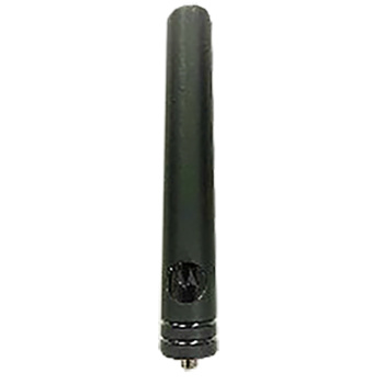 Black cylindrical antenna with bayonet mount at the bottom.