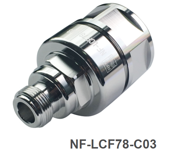 Metalen adapter met schroefdraad, model NF-LCF78-C03.