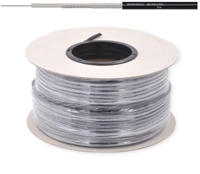 Câble coaxial RG223 PVC