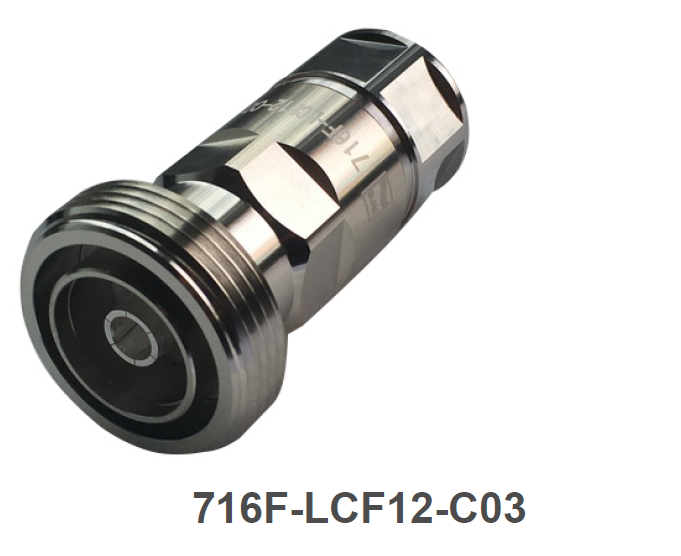 Metal valve 716F-LCF12-C03 with cylindrical shape and threaded connection