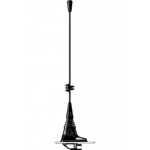 7000-00547000_pro_01.jpg Zwarte auto-antenne met spiraalelement en flexibele staaf.