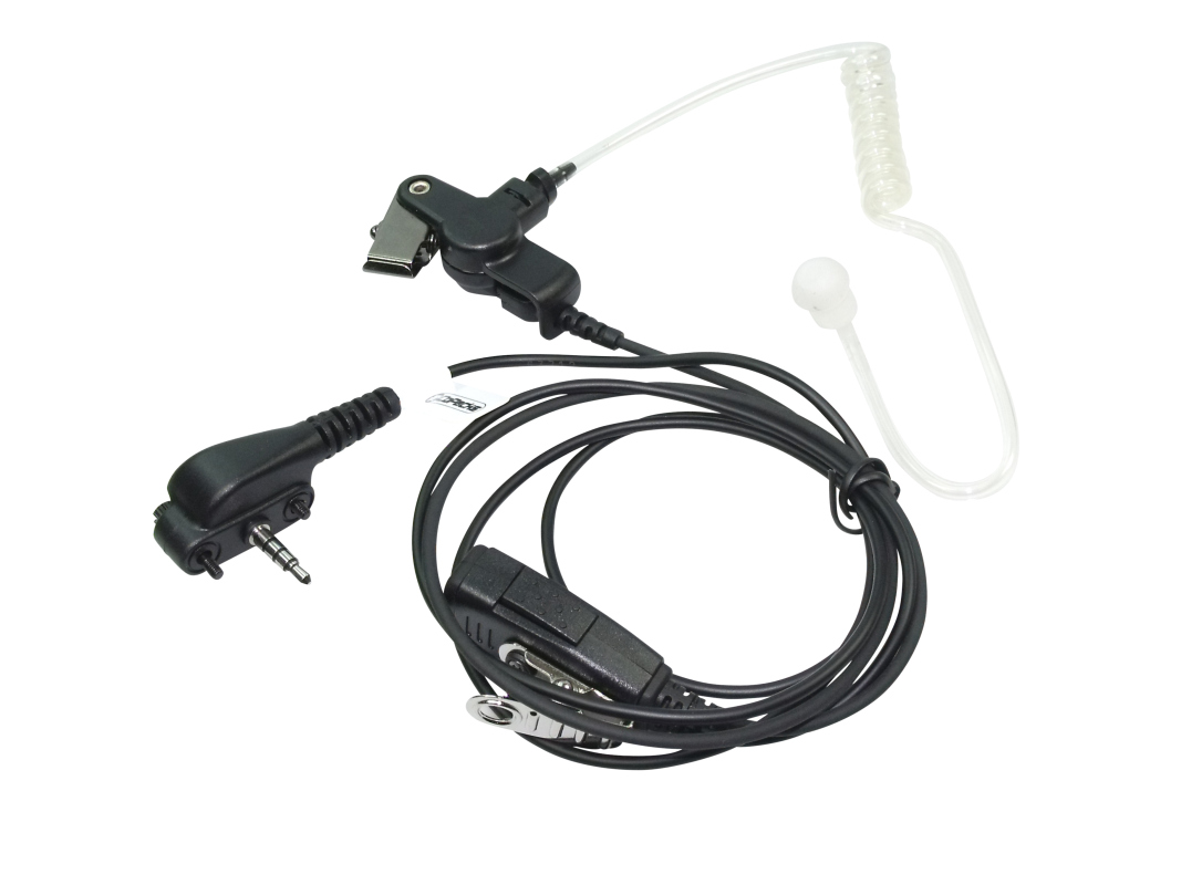 7000-00752489_cop_01.jpg Akoestisch oortje met transparante buis en zwart snoer.
