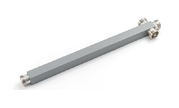 7000_00753994_HS_01.jpg Slanke grijze metalen staaf met aansluitingen aan beide uiteinden.
