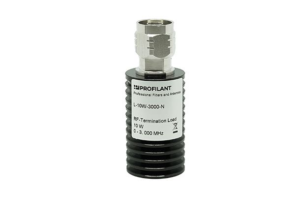 Charge de terminaison RF 10 W, 0-3000 MHz, connecteur N.