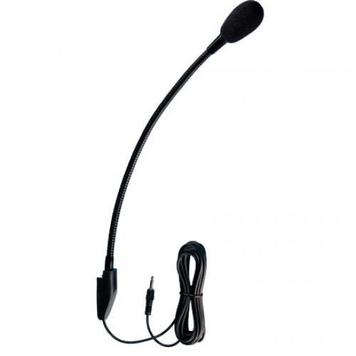 7000-00512200_pro_01.jpg Zwarte zwanenhalsmicrofoon met kabel en jackplug