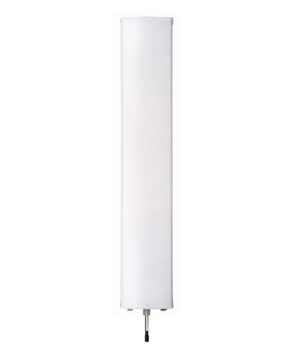 7000-00751191_com_01.jpg Cilindrische, witte vloerlamp met slanke voet.