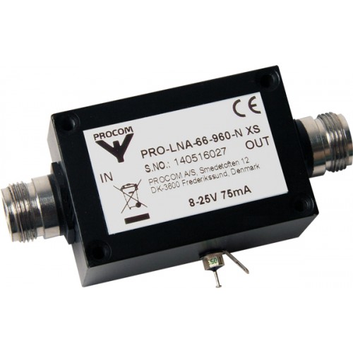 7000-00570900_pro_01.jpg Elektronisch apparaat met in- en uitgangen, label: PROCOM.