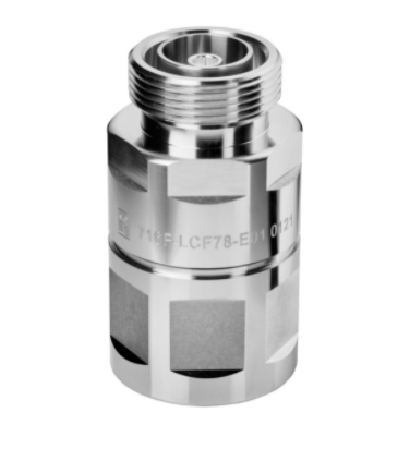 7000_00752907_RFS_01.png Cilindrische metalen adapter met schroefdraad bovenop, graveerd serienummer.