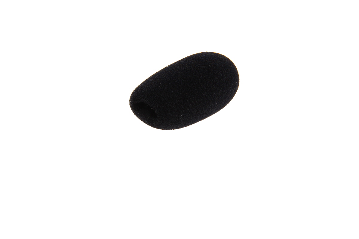 Black foam windscreen for microphones