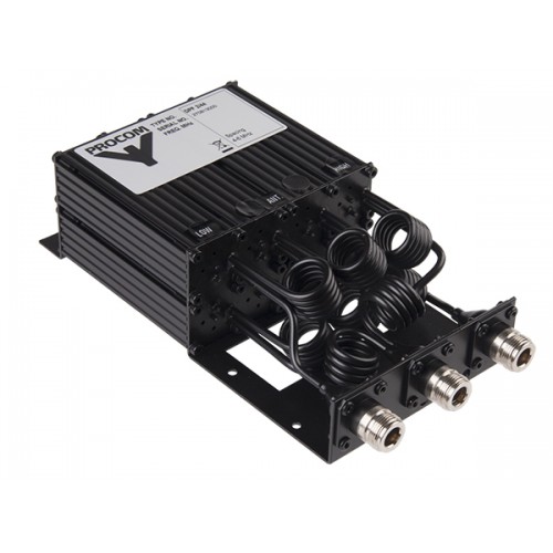 7000-00513000_pro_01.jpg Elektronisch apparaat met meerdere stekkeraansluitingen en spiraalkabels.