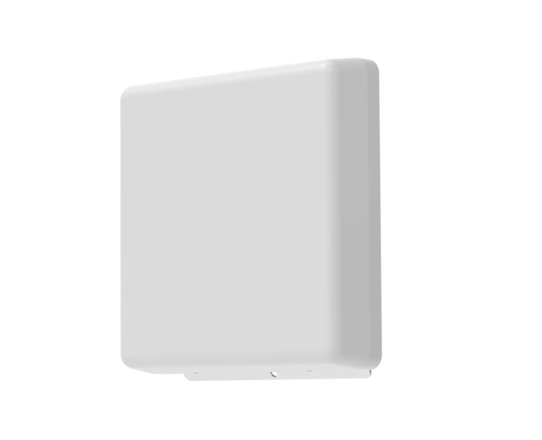 7000-00753290_com_01.jpg Vierkante witte wandhouder met afgeronde hoeken.