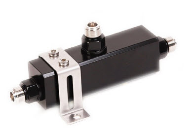 Elektrische demper met metalen beugel, drie connectoren.