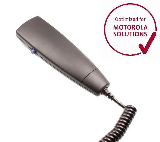 01_6506_01400251_PEI_Optimized_01.jpg Zwart handmicrofoon met spiraalkabel, geoptimaliseerd voor Motorola Solutions.