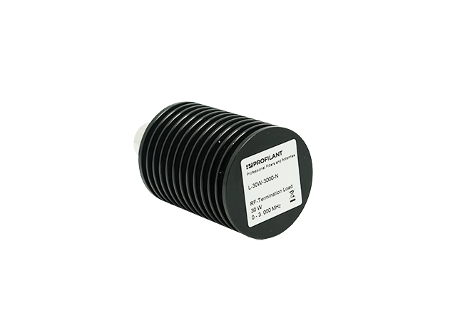 Résistance RF électronique ronde et nervurée avec spécifications à l'avant.