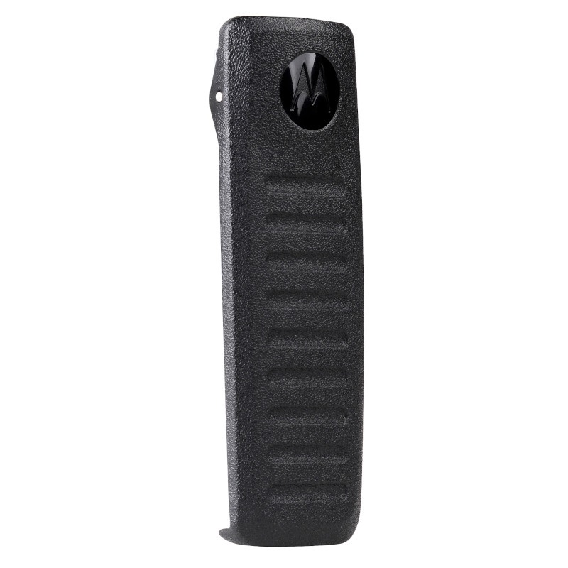 7000-00268500_mot_01.jpg Zwarte riemclip voor radio's.