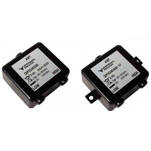 7000_00757988_PRO_01.jpg Twee rechthoekige zwarte elektronische modules met labels en aansluitingen.