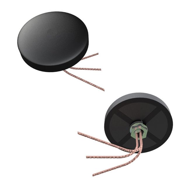 7000-00697500_vim_01.jpg Twee zwarte ronde objecten met gevlochten kabels.