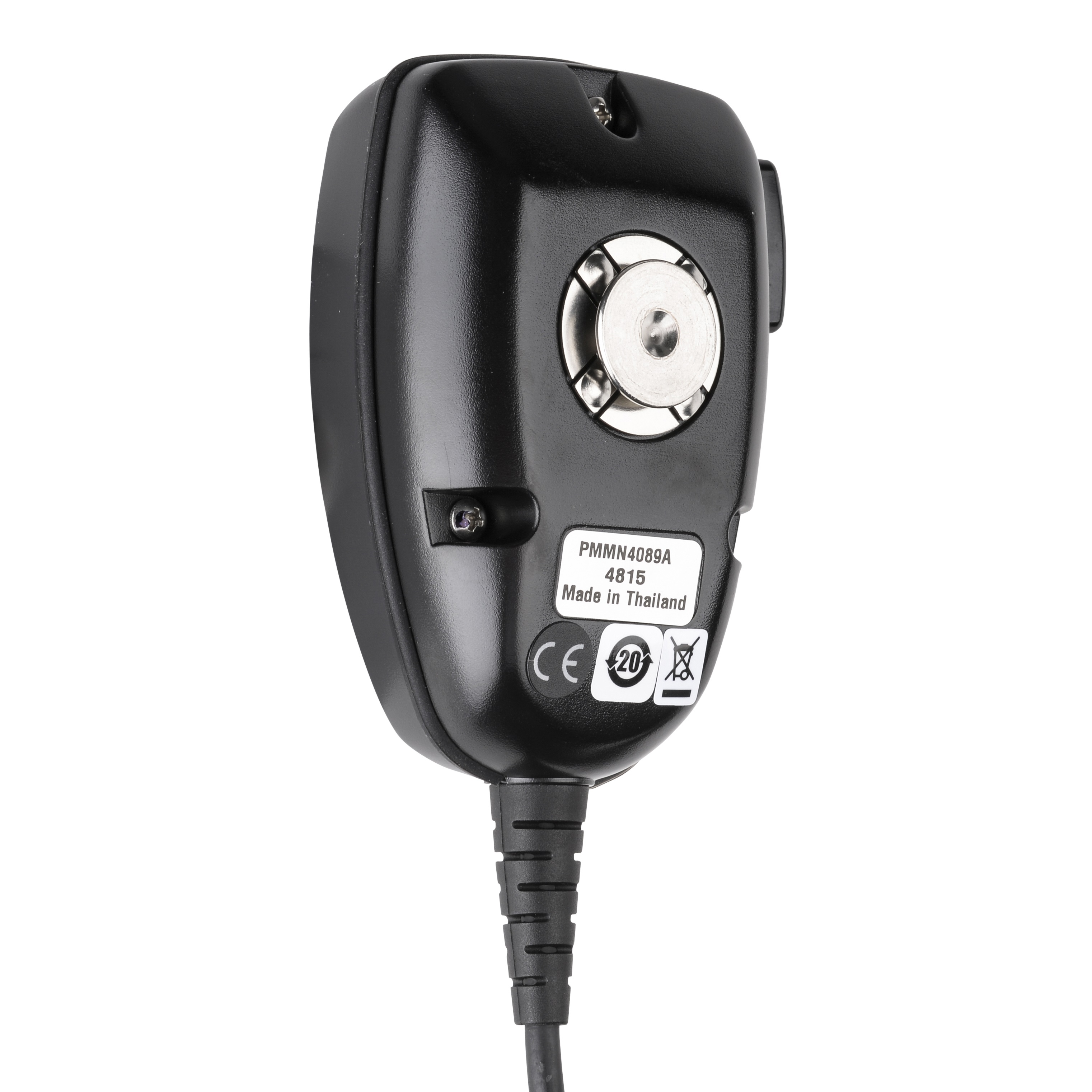 Black device with cable and serial sticker, made in Thailand.