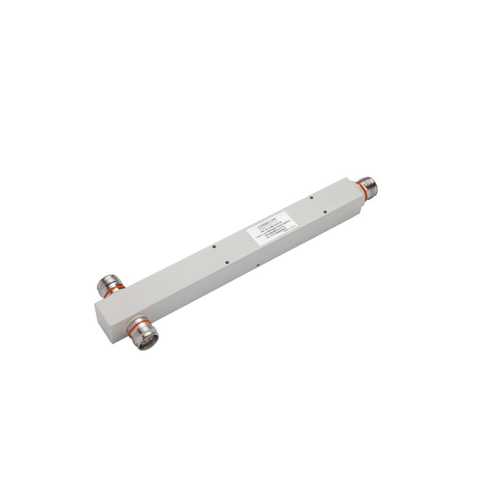 Cilindrische elektronische component met aansluitingen aan beide uiteinden.