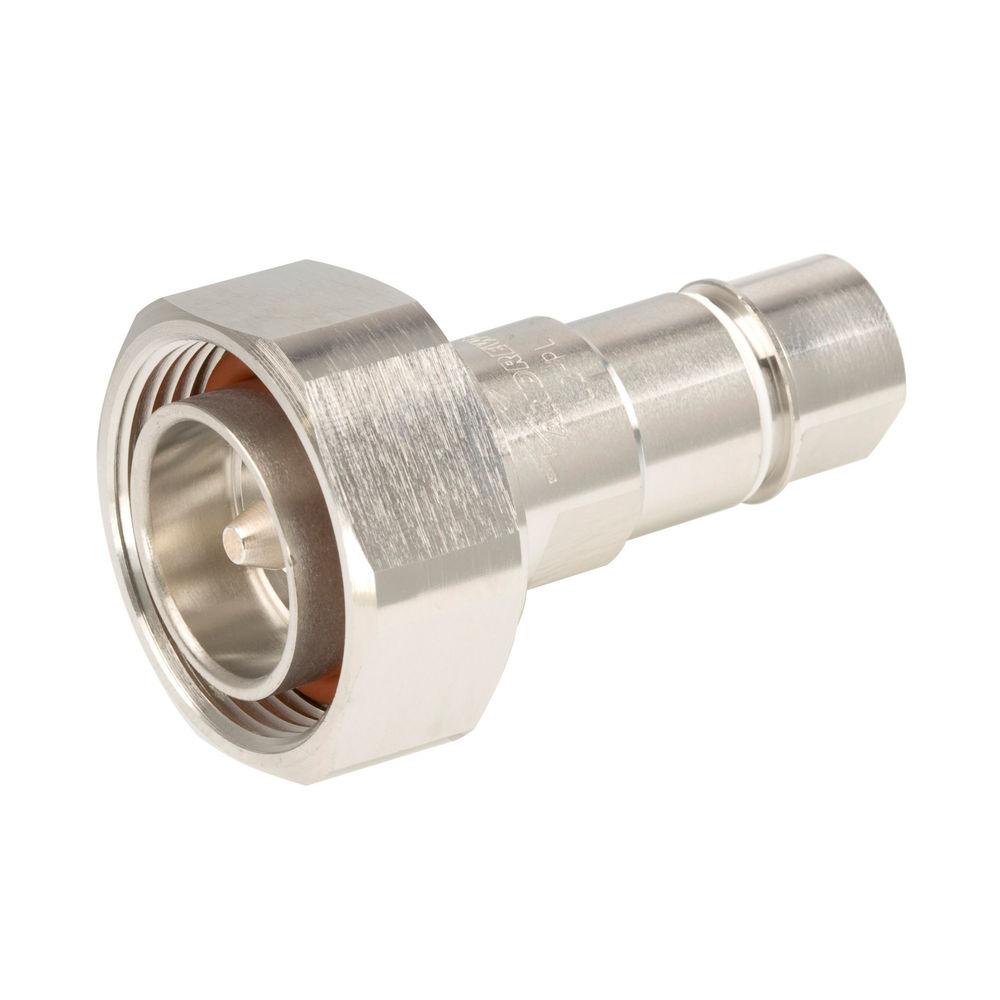 Metalen snelkoppeling met schroefdraad en slangtule