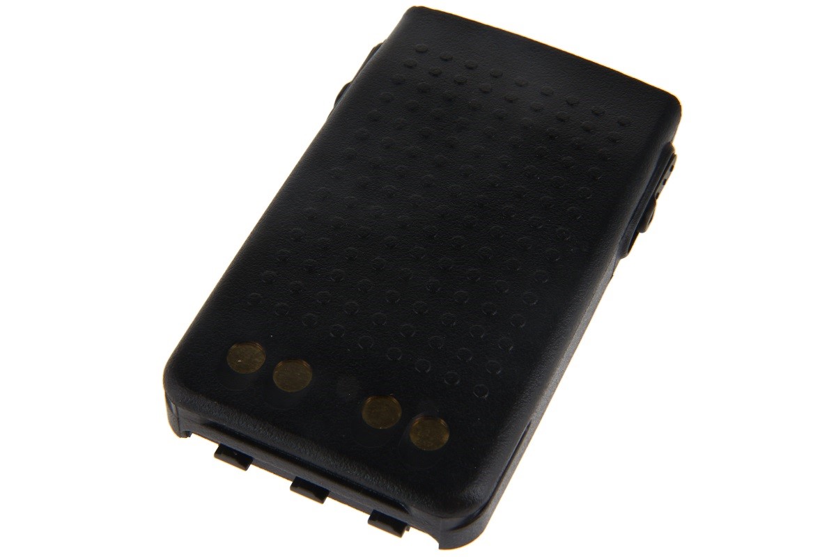 7000-00753417_cop_02.jpg Zwarte lithium-ionbatterij met drie gouden contacten aan de onderkant.