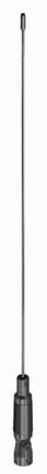 Long, slender antenna with a black base.