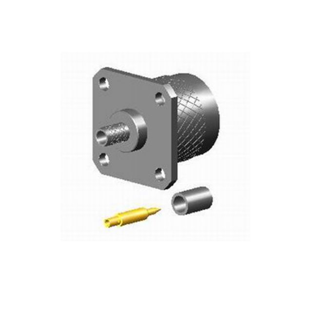 Electrical plug with socket and contact pin.