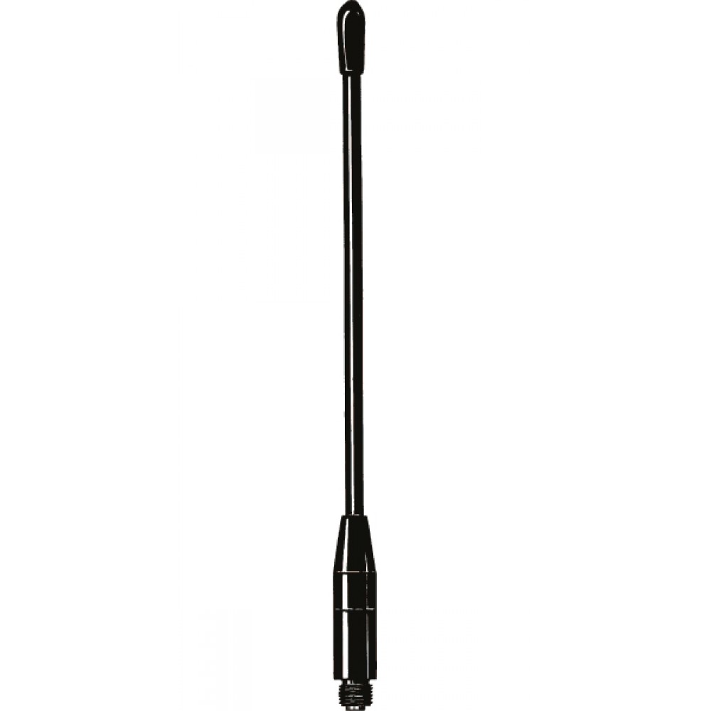 Zwarte antenne met schroefverbinding