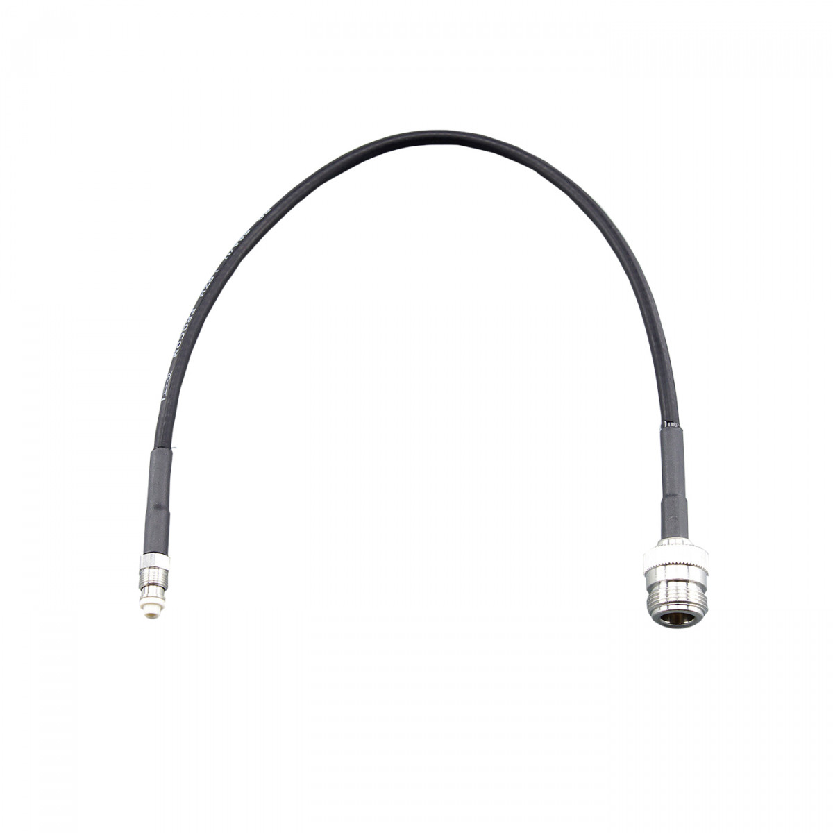 7000-00497800_pro_01.jpg Zwart coaxkabel met aansluitingen aan beide uiteinden.