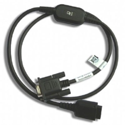 Zwart-witte VGA-naar-serie-adapterkabel.