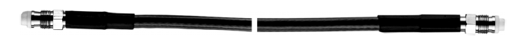 7000-00202400_kat_01.png Zwarte coaxkabel met metalen connectors aan beide uiteinden.