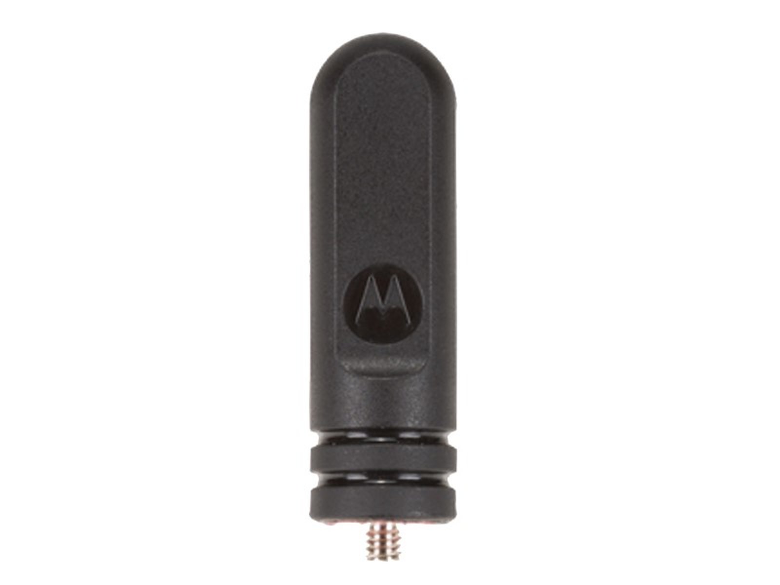 Zwarte antenne met markering.