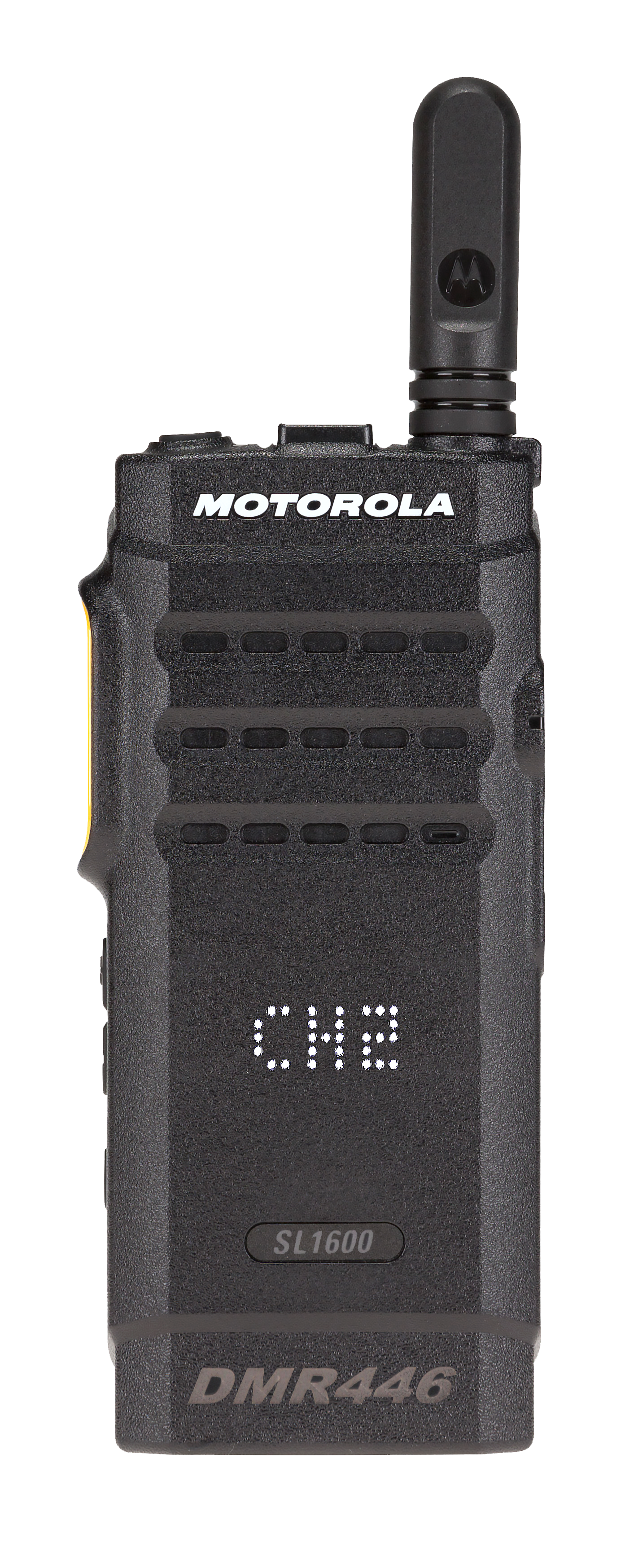 Handfunkgerät SL1600 DMR446 Compacte portofoon met display 'CH2', slank ontwerp.