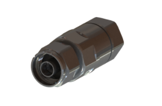 Connecteur métallique pour tuyaux avec embout fileté