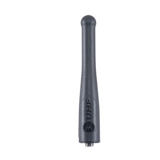 Korte zwarte UHF-antenne met schroefdraad