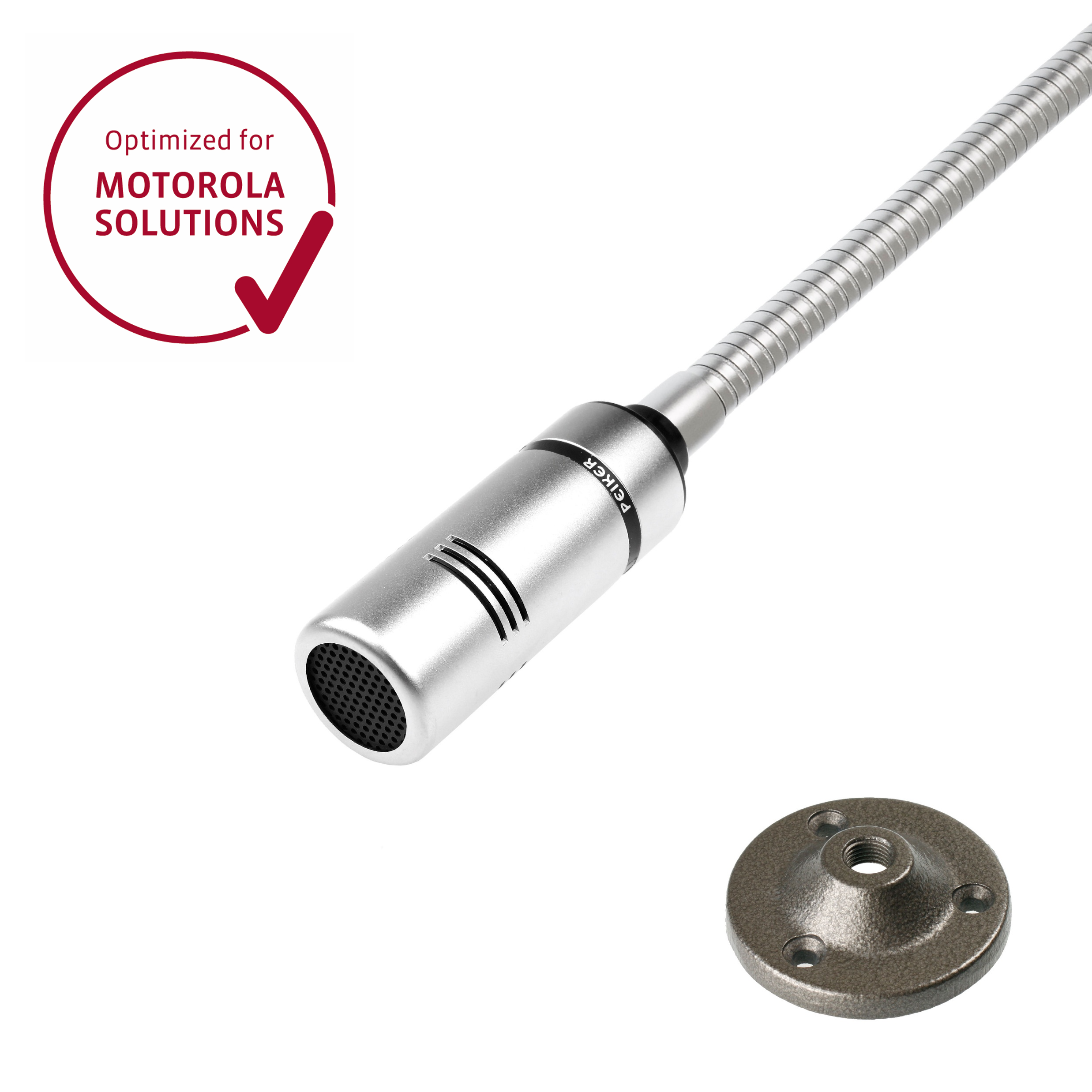 01_6114_005000003_PEI_Optimized_01-1.png Zilveren microfoon en montageplaat, geoptimaliseerd voor Motorola Solutions.