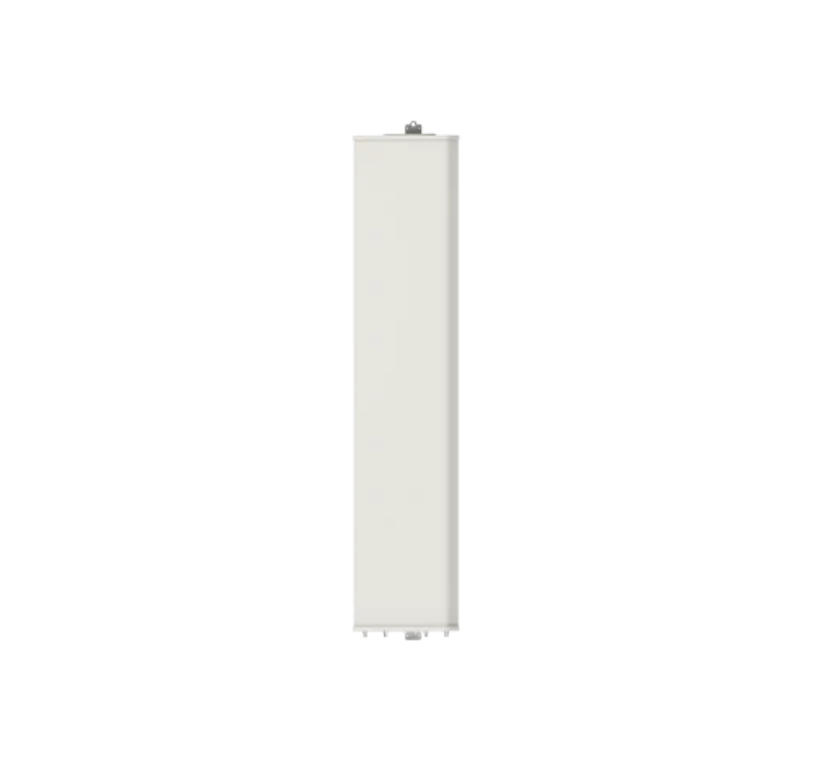 Vertical rectangular white speaker with no visible branding.