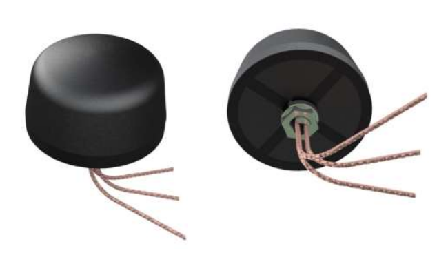 7000_00753928_VIM_02.png Twee zwarte sensoren met kabels, achterkant toont boutbevestiging.